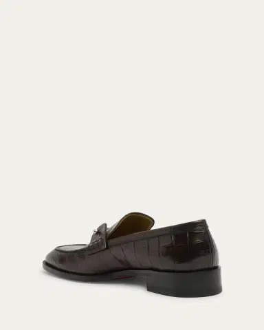 Christian Louboutin Men's Chambelimoc Croc-Effect Loafers | Thumbnail 5 Christian Louboutin Men's Chambelimoc Croc-Effect Loafers | Thumbnail 5