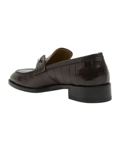Christian Louboutin Men's Chambelimoc Croc-Effect Loafers | Thumbnail 1 Christian Louboutin Men's Chambelimoc Croc-Effect Loafers | Thumbnail 1