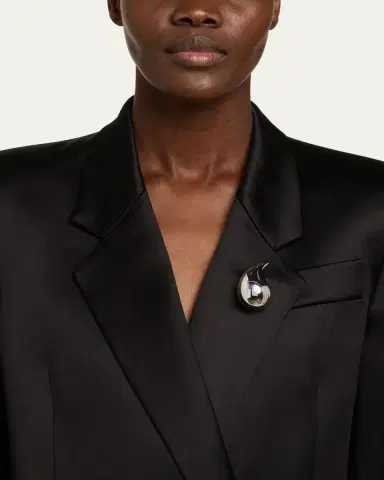 Bottega Veneta Large Drop Brooch | Thumbnail 2