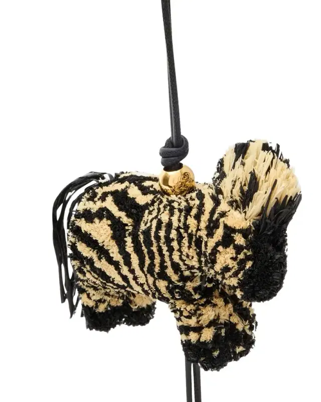 x Paula's Ibiza Zebra Charm in Raffia