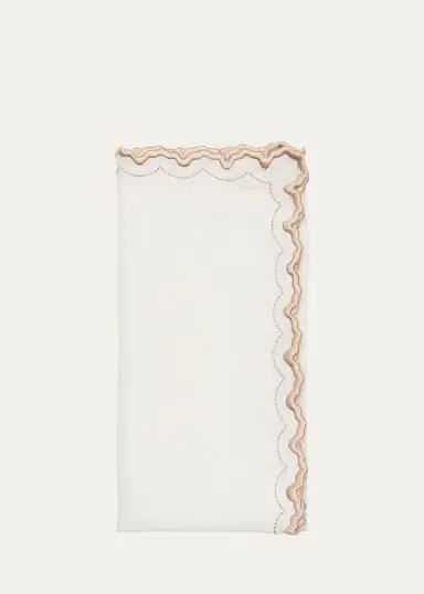 Kim Seybert Arches Brown Napkin | Thumbnail 2