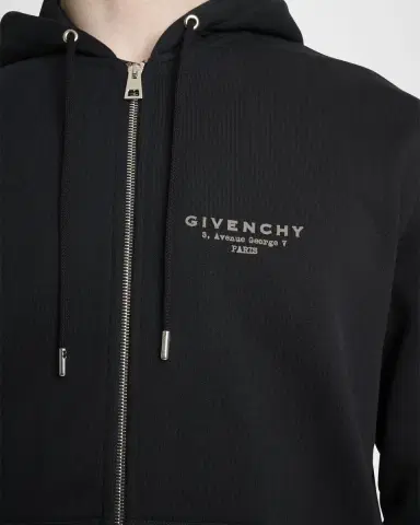 Givenchy Men's  Stamp Zip Hoodie | Thumbnail 4