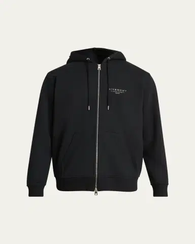 Givenchy Men's  Stamp Zip Hoodie | Thumbnail 5