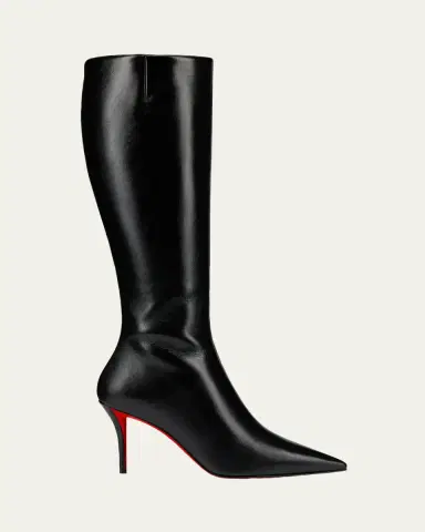 Christian Louboutin 80mm Miss Z Leather Knee-High Boots | Thumbnail 5 Christian Louboutin 80mm Miss Z Leather Knee-High Boots | Thumbnail 5