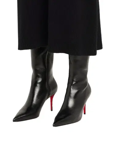 Christian Louboutin 80mm Miss Z Leather Knee-High Boots | Thumbnail 1 Christian Louboutin 80mm Miss Z Leather Knee-High Boots | Thumbnail 1
