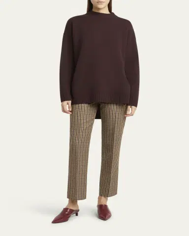 Jil Sander Superfine Merino Wool Oversized Crewneck Sweater | Thumbnail 2 Jil Sander Superfine Merino Wool Oversized Crewneck Sweater | Thumbnail 2