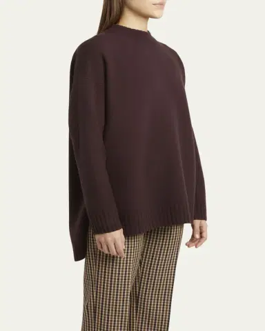 Jil Sander Superfine Merino Wool Oversized Crewneck Sweater | Thumbnail 4 Jil Sander Superfine Merino Wool Oversized Crewneck Sweater | Thumbnail 4