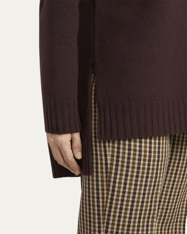 Jil Sander Superfine Merino Wool Oversized Crewneck Sweater | Thumbnail 5 Jil Sander Superfine Merino Wool Oversized Crewneck Sweater | Thumbnail 5