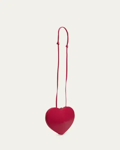 Alaïa Le Coeur Crossbody Bag in Suede | Thumbnail 3 Alaïa Le Coeur Crossbody Bag in Suede | Thumbnail 3
