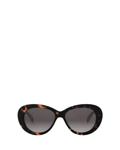 CELINE Triomphe Logo Oval Acetate Sunglasses | Thumbnail 1 CELINE Triomphe Logo Oval Acetate Sunglasses | Thumbnail 1