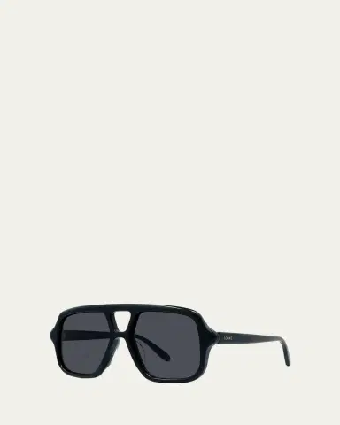 Loewe Slim Aviator Logo Sunglasses | Thumbnail 2 Loewe Slim Aviator Logo Sunglasses | Thumbnail 2