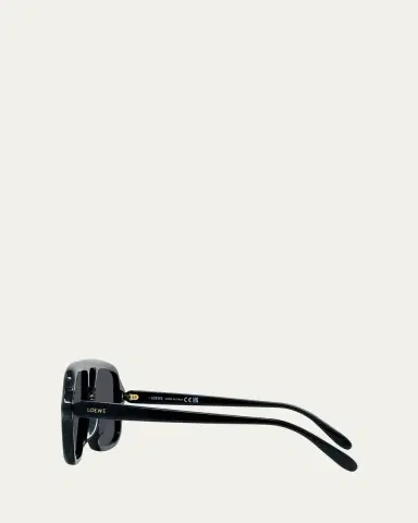 Loewe Slim Aviator Logo Sunglasses | Thumbnail 3 Loewe Slim Aviator Logo Sunglasses | Thumbnail 3