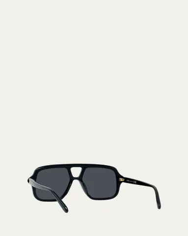 Loewe Slim Aviator Logo Sunglasses | Thumbnail 4 Loewe Slim Aviator Logo Sunglasses | Thumbnail 4