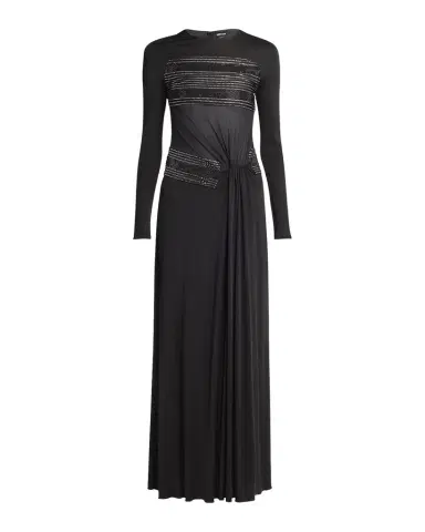 Giorgio Armani Crystal Sheer Midriff Jersey Gown | Thumbnail 1 Giorgio Armani Crystal Sheer Midriff Jersey Gown | Thumbnail 1