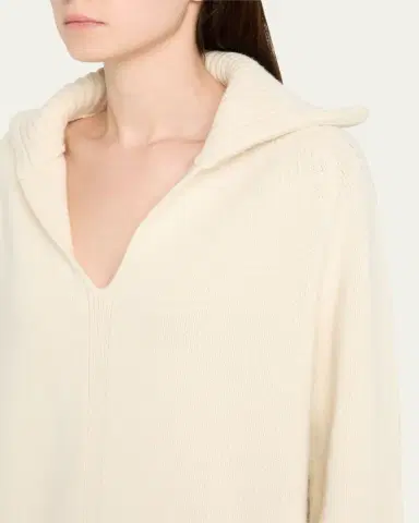Plan C Cashmere Knit Polo Sweater | Thumbnail 5