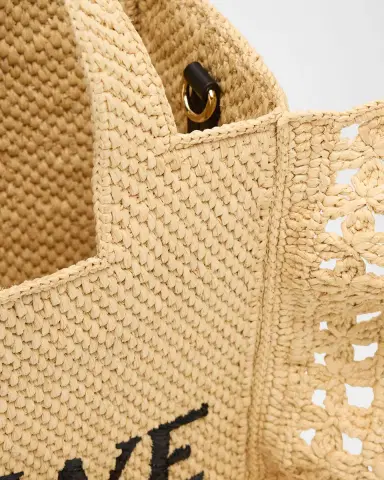 LOEWE x Paula's Ibiza Small Ruffled Tote Bag in Raffia | Thumbnail 5 LOEWE x Paula's Ibiza Small Ruffled Tote Bag in Raffia | Thumbnail 5