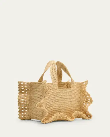LOEWE x Paula's Ibiza Small Ruffled Tote Bag in Raffia | Thumbnail 8 LOEWE x Paula's Ibiza Small Ruffled Tote Bag in Raffia | Thumbnail 8
