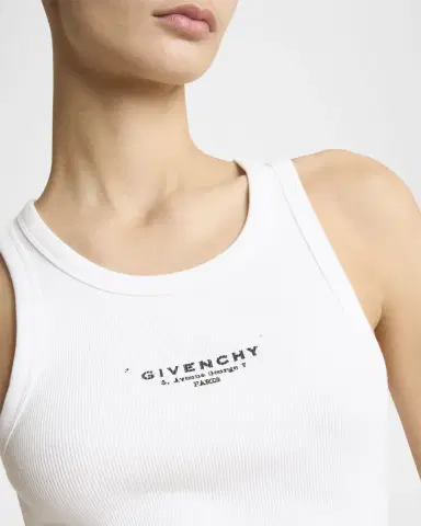 Givenchy Archive Logo Stamp Print Tank Top | Thumbnail 4