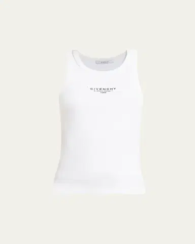 Givenchy Archive Logo Stamp Print Tank Top | Thumbnail 5