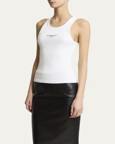 Givenchy Archive Logo Stamp Print Tank Top | Thumbnail 8