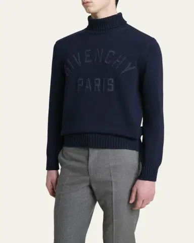 Givenchy Men's Logo Turtleneck Sweater | Thumbnail 4