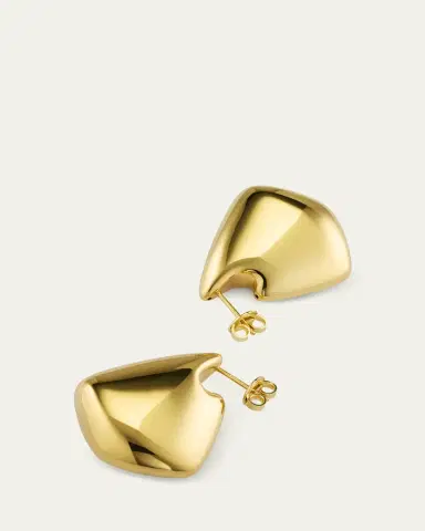 Bottega Veneta Small Fin Earrings | Thumbnail 4 Bottega Veneta Small Fin Earrings | Thumbnail 4