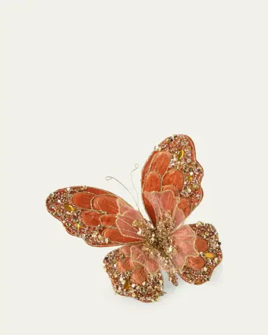 Mark Roberts Glitter Bead Butterfly on Clip Ornament | Thumbnail 2