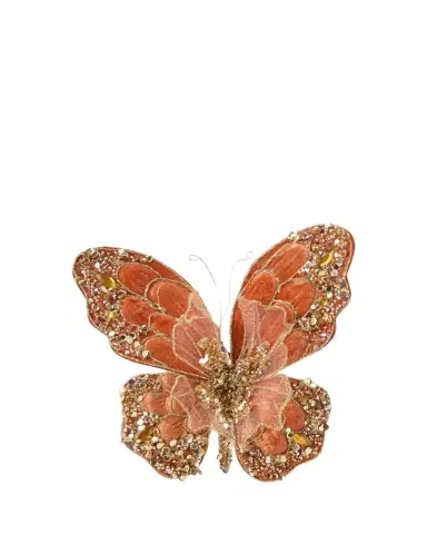 Mark Roberts Glitter Bead Butterfly on Clip Ornament | Thumbnail 1
