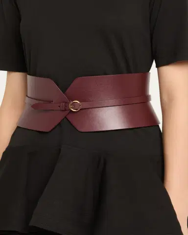 Alaïa Buckle Wide Bustier Belt | Thumbnail 2