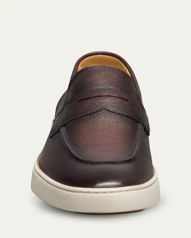 Allen Edmonds Reserve Men's Roman Pebble Leather Hybrid Penny Loafers | Thumbnail 3 Allen Edmonds Reserve Men's Roman Pebble Leather Hybrid Penny Loafers | Thumbnail 3