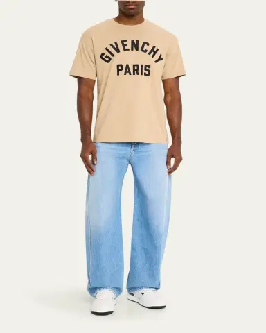 Givenchy Men's Logo Crewneck T-Shirt | Thumbnail 2 Givenchy Men's Logo Crewneck T-Shirt | Thumbnail 2