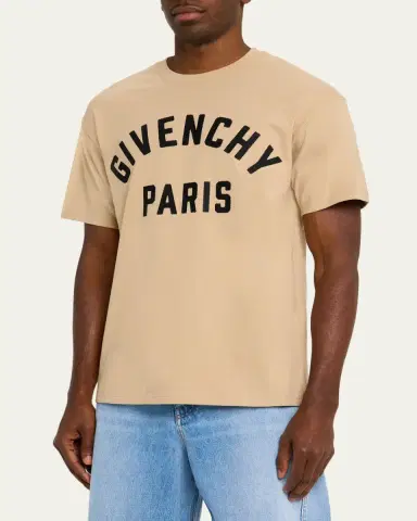 Givenchy Men's Logo Crewneck T-Shirt | Thumbnail 4 Givenchy Men's Logo Crewneck T-Shirt | Thumbnail 4