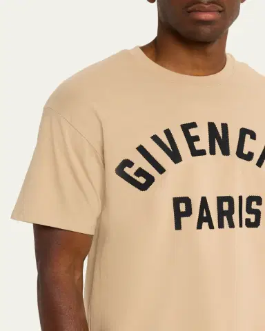 Givenchy Men's Logo Crewneck T-Shirt | Thumbnail 5 Givenchy Men's Logo Crewneck T-Shirt | Thumbnail 5