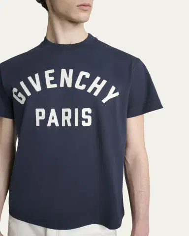 Givenchy Men's Logo Crewneck T-Shirt | Thumbnail 9 Givenchy Men's Logo Crewneck T-Shirt | Thumbnail 9