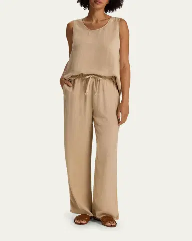Hanro Urban Casuals Relaxed Linen-Blend Tank | Thumbnail 2