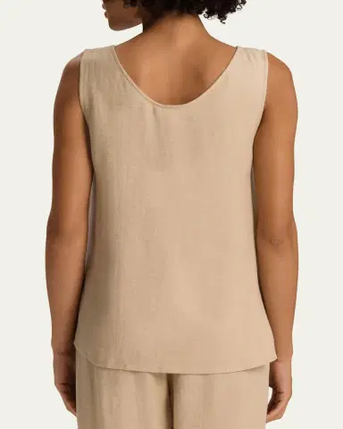 Hanro Urban Casuals Relaxed Linen-Blend Tank | Thumbnail 3