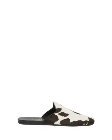 Prada Pony Hair Flat Mules | Thumbnail 1