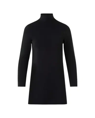 Akris Turtleneck Cashmere-Silk Milano Knit Tunic Sweater | Thumbnail 1 Akris Turtleneck Cashmere-Silk Milano Knit Tunic Sweater | Thumbnail 1