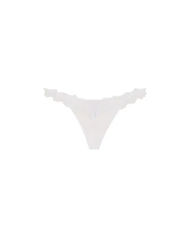 Lise Charmel Source Beaute Embroidered Tulle Thong