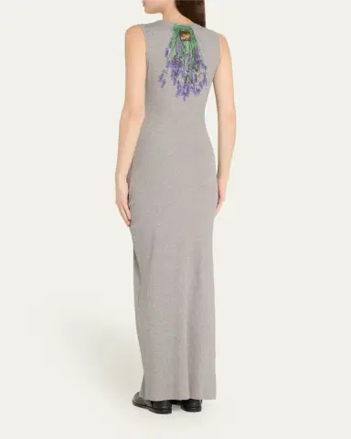 Loewe x Paula's Ibiza Flower Print Rib Maxi Tank Dress | Thumbnail 7 Loewe x Paula's Ibiza Flower Print Rib Maxi Tank Dress | Thumbnail 7