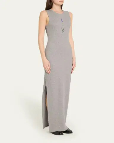 Loewe x Paula's Ibiza Flower Print Rib Maxi Tank Dress | Thumbnail 8 Loewe x Paula's Ibiza Flower Print Rib Maxi Tank Dress | Thumbnail 8
