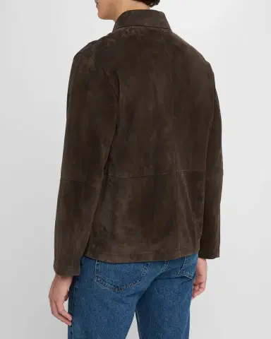 Frame Men's Suede Chore Coat | Thumbnail 2