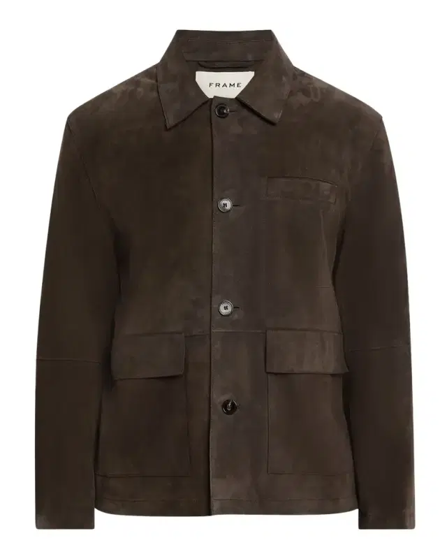 Men 's Suede Chore Coat