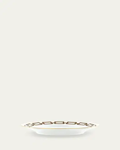 GINORI 1735 Catene Ebano Flat Dessert Plate | Thumbnail 2 GINORI 1735 Catene Ebano Flat Dessert Plate | Thumbnail 2