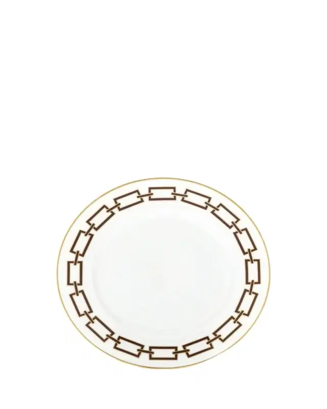 GINORI 1735 Catene Ebano Flat Dessert Plate