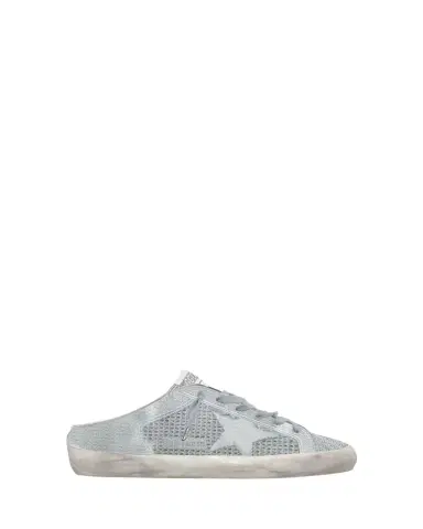 Golden Goose Sabot Embroidered Cotton Slide Sneakers | Thumbnail 1 Golden Goose Sabot Embroidered Cotton Slide Sneakers | Thumbnail 1