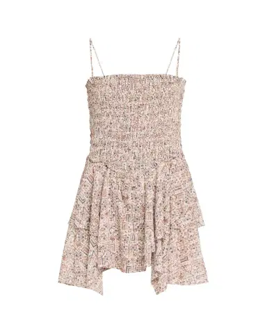 Etoile Isabel Marant Anka Smocked Printed Cotton Voile Dress | Thumbnail 1 Etoile Isabel Marant Anka Smocked Printed Cotton Voile Dress | Thumbnail 1