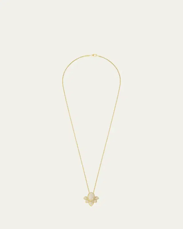 Boucheron Serpent Boheme 18K Yellow Gold Diamond Pendant Necklace