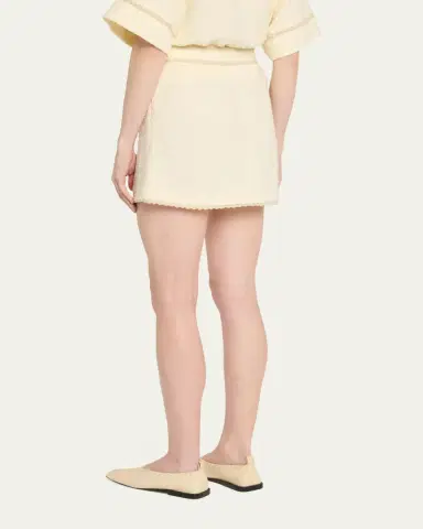 Simkhai Leighton Boucle Mini Skirt | Thumbnail 3 Simkhai Leighton Boucle Mini Skirt | Thumbnail 3