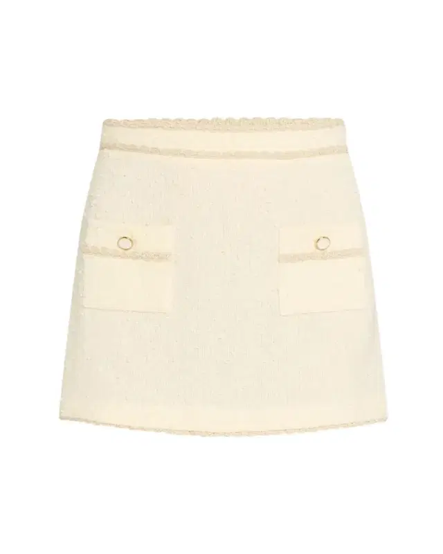 SIMKHAI Leighton Boucle Mini Skirt